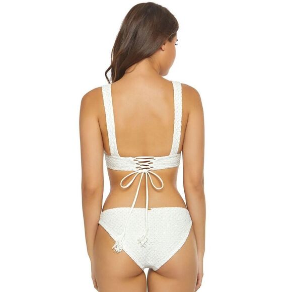 New. Pilyq white bikini set. S-bottom/D-cup top. Retails $149 - Picture 3 of 14